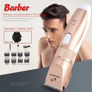 Oplaadbare Elektrische Haircut Machine Tondeuse Tool Elektrische Tondeuse Thuis Volwassen Kapsel Aangedreven Modellering # G30
