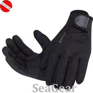 1.5mm neopreen handschoenen super stretch handschoenen anti-skid duiken handschoenen Zwart