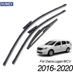 Xukey 3 Stks/set Voor Achter Ruitenwissers Set Voor Dacia Renault Logan MK2 Mcv 22 ""19"" 12