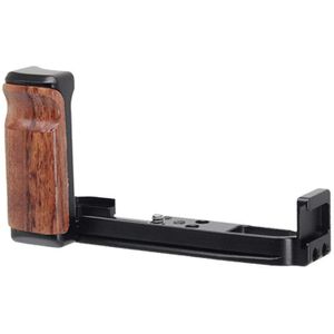 Voor Fuji X-T200 Camera Beschermhoes Uitbreiding Accessoires Quick Installatie Board Met Houten Handvat Handgreep