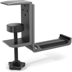 Universele Headset Hanger Hoofdtelefoon Haak Houder Desk Mount Stand Aluminium Met Opvouwbare Klem Ondersteunt Horizontale Verticale