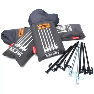 J-Haringen Set Van 6 – 30 Cm Verzinkt Staal, 8 Mm Dik, Stevig Grondanker Voor Tenten, Hekken En Luifels