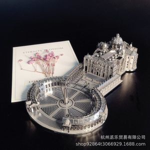 Nan Yuan St. Petersburg Kathedraal Handgemaakte Cadeau Metal Gemonteerd Model Speelgoed 3D Jigsaw Vet Vrienden
