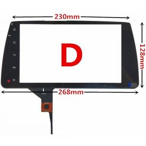 Voor Auto Dvd Gps Navigatie Centrale Controle Multimedia Capacitieve Digitizer Touch Screen Panel Glas