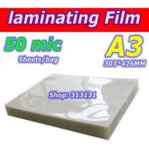 50Micron A5 A6 4R 5R Size Plastic Waterdichte Rot Foto Warmte Laminator Postkaart Certificaten Superplastische Lamineren Film