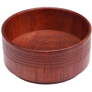 Scheren Zeep Kom Mannen Hout Eiken Schuim Nat Mok Scheren Anti-Slip Donkerbruin Cup Natuurlijke Gezicht Cleaning Tools scheren Zeep Kom