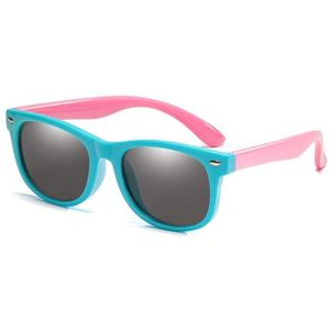 Kids Gepolariseerde Zonnebril TR90 Jongens Meisjes Zonnebril Siliconen Veiligheidsbril Cadeau Voor Kinderen Baby UV400 Eyewear
