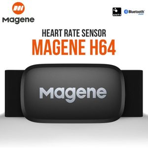 Magene H64 Hartslagmeter Mover Bluetooth Ant Sensor Met Borstband Computer Bike Wahoo Garmin Bt Sport