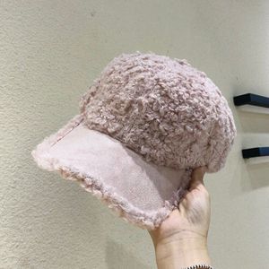 Mode Vrouwen Baseball Hoed Nylon Lam Haar Solid Herfst Winter Snapback Caps Meisjes Outdoor Straat Casual Warm Hiphop Mujer