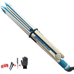 Professionele Blue Stijltang Hoge Temperatuur Titanium Platen Flat Iron Stijltangen Styling Tools
