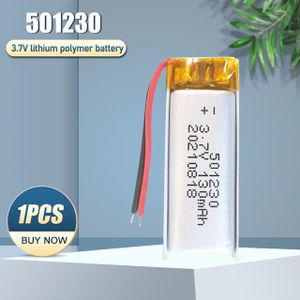 501230 051230 3.7V 130Mah Lithium Polymer Oplaadbare Batterij Voor MP3 MP4 Gps Voice Recorder Bluetooth Headset Smart Horloge