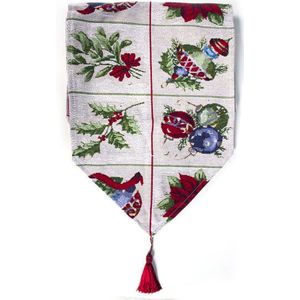 Stof Kerst Tafelloper Placemat Kerst Decoratie Voor Thuis Kerst Tafelkleed Geborduurde Tafelloper Voor Jaar