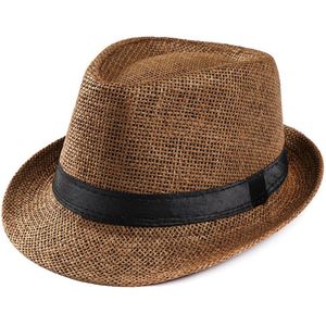 Top Selling Hoeden Unisex Trilby Motorkap Gangster Cap Strand Zon Strooien Hoed Band Zonnehoed Шапка Зимняя Женская Балаклава Зимняя