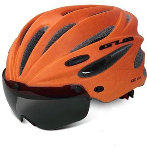 Gub K80 Plus Magnetische Goggle Rijden Helm Een Paar Grijze Lenzen Geïntegreerde Mountainbike Apparatuur Mtb Road Fiets helm