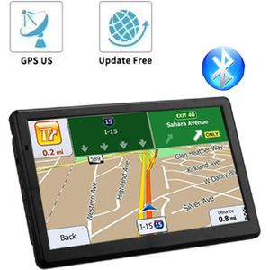 GPS Navigator 7 inch HD FM Bluetooth voice auto alarm draagbare auto navigatie 256BM navigatie auto accessoires Europa kaart