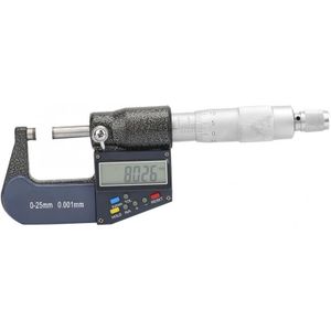 Meten Tool 0-25mm Elektronische Digitale Micrometer 0.001mm Dikte Gauge en Moersleutel Set