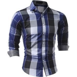 100% Katoen Plaid Shirt Herfst Winter Flanel Rode Geruite Shirt Mannen Shirts Lange Mouwen Chemise Homme Mannelijke Check Shirts