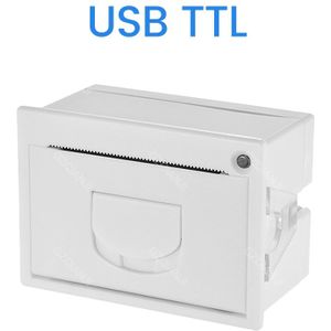 QR204 Mini Ingebed Printer Thermische Esc Pos Ontvangst Parallel Panel Printer Usb Ttl RS232 Kiosk Printer Barcode Arduino 2 Inch