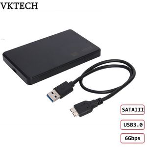 Vktech Hdd Case 2.5 "Sata Naar Usb 3.0 Adapter Harde Schijf Behuizing Voor Ssd Schijf Case Hdd Box Usb 2.0 Hd Externe Hdd Behuizing
