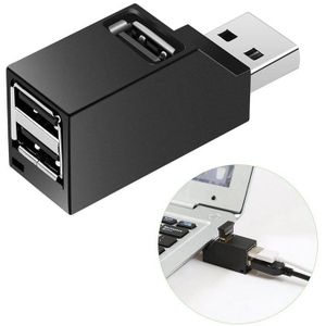 High Speed 3 Port Usb 2.0 Multi Hub Splitter Expansion Desktop Pc Laptop Adapter.
