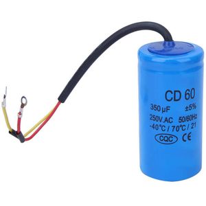 Huishoudelijke Ac Modulaire Schakelaar Contator CD60 350Uf 250V Ac Motor Starten Condensator 350MFD Running Condensator Magnetische
