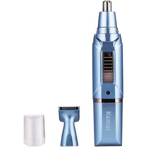 2 In 1 Elektrische Neus Tondeuse Oorhaar Trimmer Bakkebaarden Clipper Oplaadbare Draagbare Neus Oor Haar Snijmachine Voor mannen