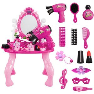 Pretend Toy Chic Dresser Simulatie Make Up Simulatie Cosmetische Case Baby Kids Meisjes Make-Up Tool Kit Kinderen Pretend Speelhuis