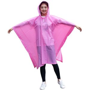 1Pc Regenjas Motor Elektrische Scooter Eva Non-Wegwerp Regen Kleding Vrouwen Mannen Lichtgewicht Regen Cape Huishoudelijke Regenkleding