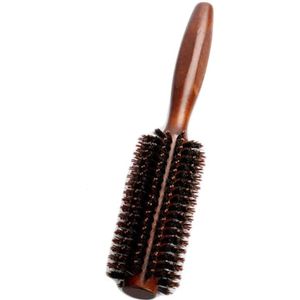 6 Soorten Rechte Twill Haar Kam Natuurlijke Varkenshaar Rollen Borstel Ronde Vat Blazen Curling Diy Kappers Styling Tool