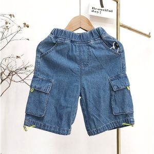 Peuter Jongens Shorts Denim Shorts Met Casual Zakken 2 3 4 5 6 Jaar Baby Kids Broek Kinderen Jeans zomer Baby Jongens Shorts