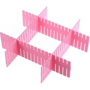 1 Set Verstelbare Grid Ladeverdeler Huishoudelijke Benodigdheden Organizer Plastic Bureau Sets School Stationery Office Supplies
