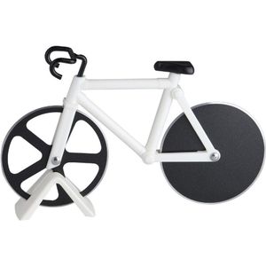 Fiets Pizza Cutter Wiel Roestvrij Staal Plastic Fiets Roller Pizza Chopper Slicer Keuken Gadget Pizza Cutter Messen