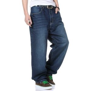 Mannen Streetwear Baggy Jean Losse Big Size Y2K Street Breed Been Broek Rechte Mannelijke Harem Denim Broek Oversize hip Hop