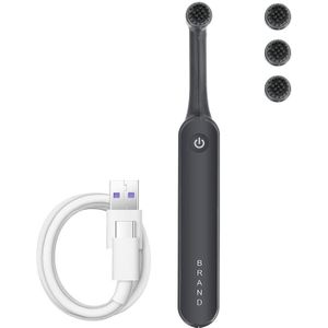 Elektrische Sonische Tandenborstel Usb Oplaadbare Roterende Smart Timer Volwassen Kinderen Waterdichte Gebitsreiniging 3 Vervanging Heads 50