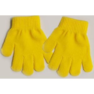 Bescherming hand winter warme snoep kleur handschoenen knit elastische kind comfortabele zachte volledige vinger meisje jongen algemene handschoenen