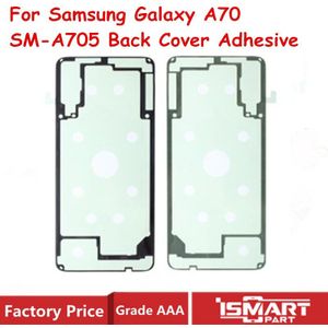 Brand Voor Samsung Galaxy A70 SM-A705F Terug Glas Cover Plakband Batterij Cover Deur Behuizing Stickers