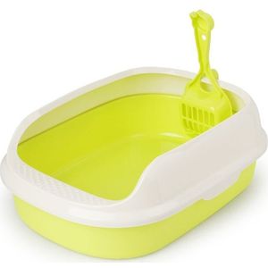 Wc Ondersteek Kattenbak Hond Lade Wc Supply Teddy Anti-Splash Hond Toilette Puppy Indoor Home plastic Zandbak C