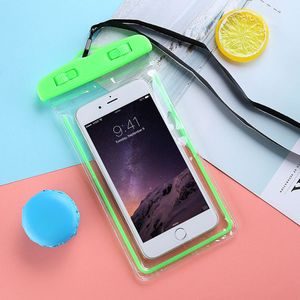 Kisscase Waterdichte Case Voor Telefoon Huawei P30 Pro P20 Lichtgevende Pouch Telefoon Tas Case Voor Samsung A50 A40 A30 S10 s8 S9 Plus Cover