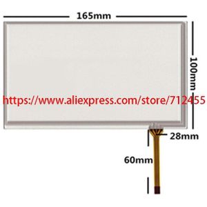 7 &#39;&#39;Inch Auto Gps Navigatie Touch Screen Weerstand Digitizer ZCR-990 FPC-0373 4pin 165*100Mm Innolux AT070TN90 HSD070IDW1