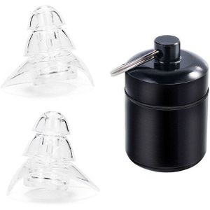 1 Paar Zachte Siliconen Noise Cancelling Oordopjes Voor Concerten Slapen Bar Dj Motor Sport Herbruikbare Siliconen Oordopjes