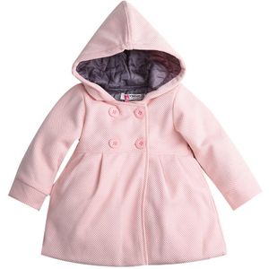 PUDCOCO Baby Girl Hooded Trenchcoat Winter Windjack Parka Jas Kids Bovenkleding Baby Warm Jassen