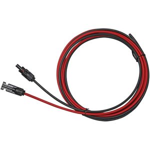 1 Paar 4 Mm 2.5 Squar Zonnepaneel Fotovoltaïsche Kabel Koperdraad Zwart En Rood Met Waterdichte Connector Solar Pv kabel 6/4/2.5 Mm