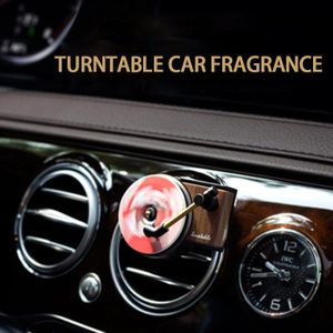 Auto Luchtverfrisser Parfum Platenspeler Auto Parfum Clip Vinyl Spin Fonograaf Air Vent Outlet Aromatherapie Clip Geur Diffuser