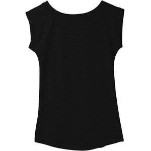 Meisjes vrouwen Hals Mouwloos Lange T-Shirts Modal Tops Basic Effen Wit Zwart Blauw Grijs Tee Shirt