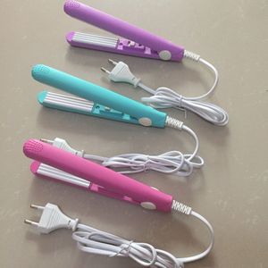 Mini Stijltang Keramische Krultang Fronsen Hair Iron Styling Tools Volume Haar Krultang Met Eu Plug