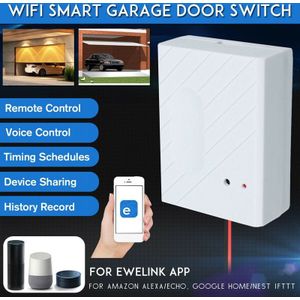 Wifi Smart Switch Auto Garagedeuropener Afstandsbediening Voor Ewelink App Telefoon Ondersteuning Alexa Google Thuis