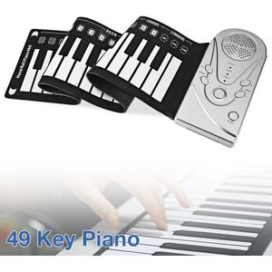 49 Toetsen Elektronische Draagbare Flexibele Siliconen Hand Roll Up Piano Ingebouwde Luidspreker Kinderen Speelgoed Keyboard Orgel