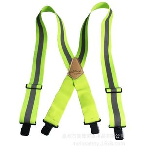 Volwassen Bretels Mannen Verstelbare Tooling Harness Tool Riem Bandjes Om De Taille Gewicht Fluorescerende Groene Riem Vrouwen Brace