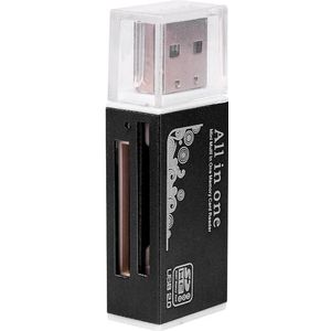 Nworld Alle In 1 Multimemory Kaartlezer Tiny Blue Usb 2.0 Kaartlezer Adapter Voor Micro Sd Sdhc Tf M2 mmc Laptop Accessoires