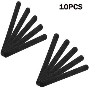 5Pc Professionele Tweezijdige Nagelvijlen Buffer 100/180 Schuren Buffer Rood Zwart Nagelvijl Zand Sterke Dikke Schuurpapier Nail tool